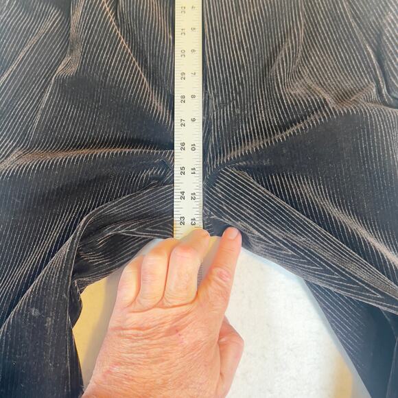 Plover Corduroy Pant Woman's ~35" Waist ~27" L Rich Chocolate Brown Wide Wale - Picture 8 of 11